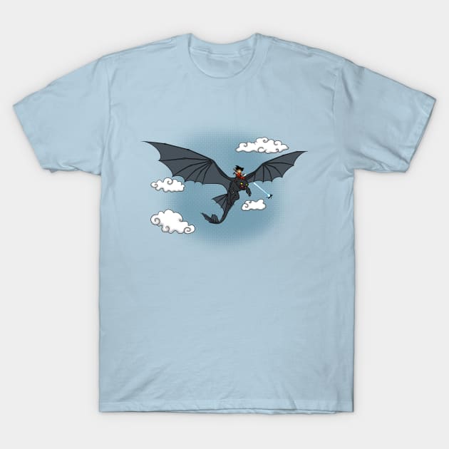 Funny Anime Dragon Movie Mashup T-Shirt by BoggsNicolas